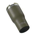 Built-in silicone anti-slip base on olive RTIC 30 oz Essential tumbler
