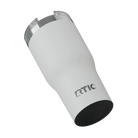 Built-in silicone anti-slip base on white RTIC 30 oz Essential tumbler