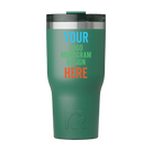 Personalized pine tree RTIC 30 oz Essential ceramic-lined tumbler with custom UV full color printed logo, monogram, or design