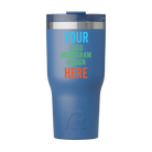 Personalized pond RTIC 30 oz Essential ceramic-lined tumbler with custom UV full color printed logo, monogram, or design