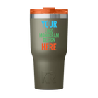 Personalized trailblazer RTIC 30 oz Essential ceramic-lined tumbler with custom UV full color print logo, monogram, or design