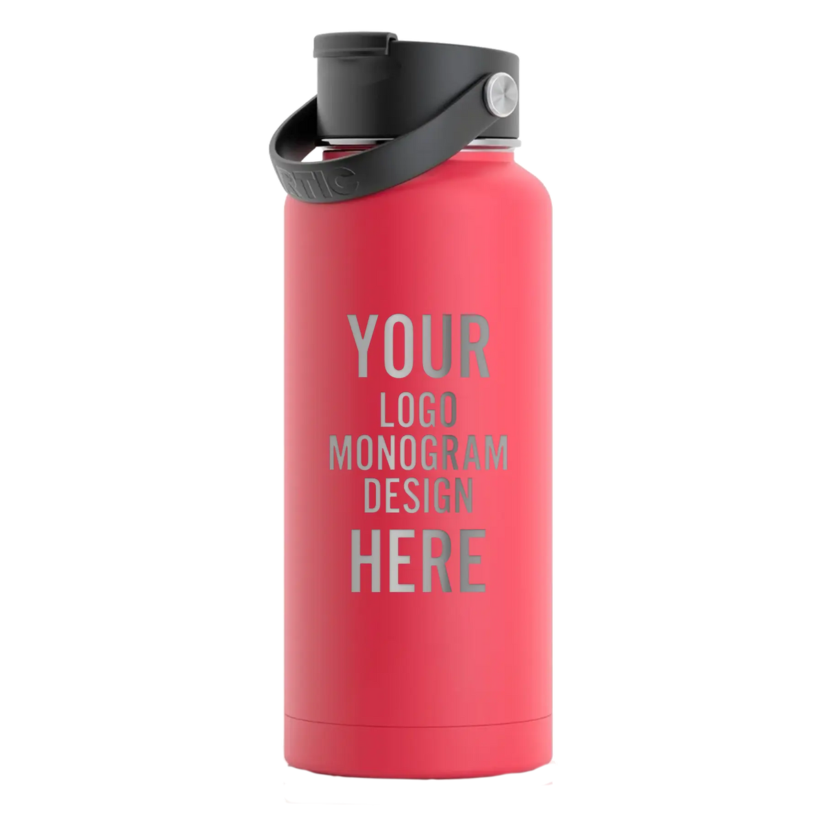 Personalized RTIC 32 oz Water Bottle - Matte Cardinal | Iconic Imprint