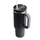 Spill-resistant travel lid for black RTIC 40 oz Road Trip tumbler