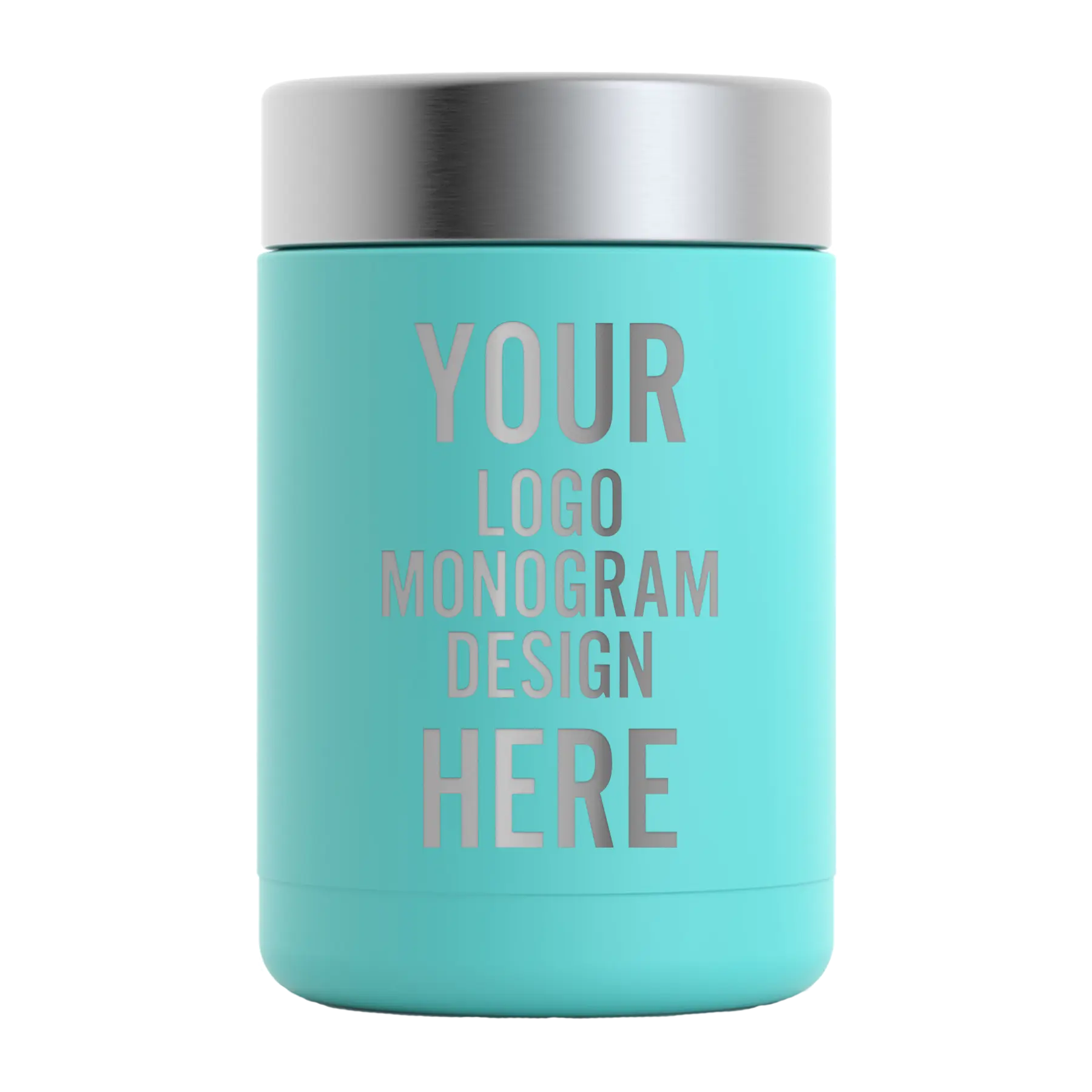 Personalized RTIC Can Cooler - Matte Teal | Iconic Imprint