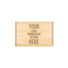 Personalized maple 11 x 17 butcher block with juice groove cutting/charcuterie board laser etched with your logo, monogram, or design
