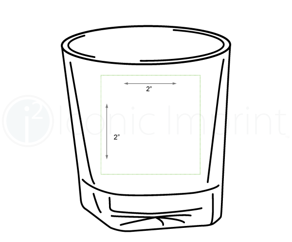 Square Rocks Glass Imprint Area