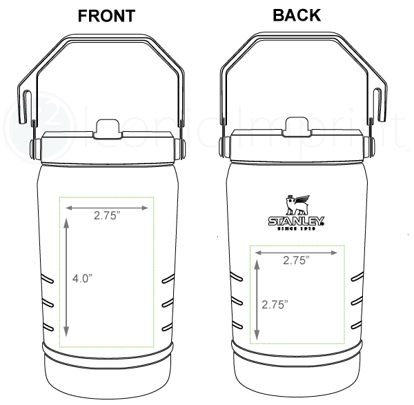 Stanley 40 oz Jug Imprint Area