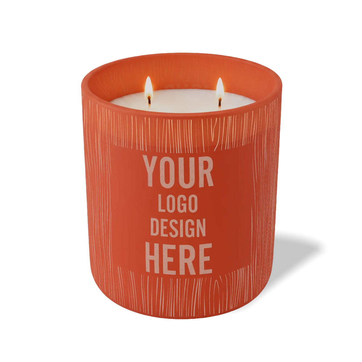 Customized canyon, wood grain pattern Wild Journey 12 oz Studio luxury candle with laser etched logo or design