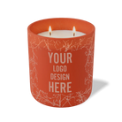 Customized canyon, branches pattern Wild Journey 12 oz Studio luxury candle with laser etched logo or design