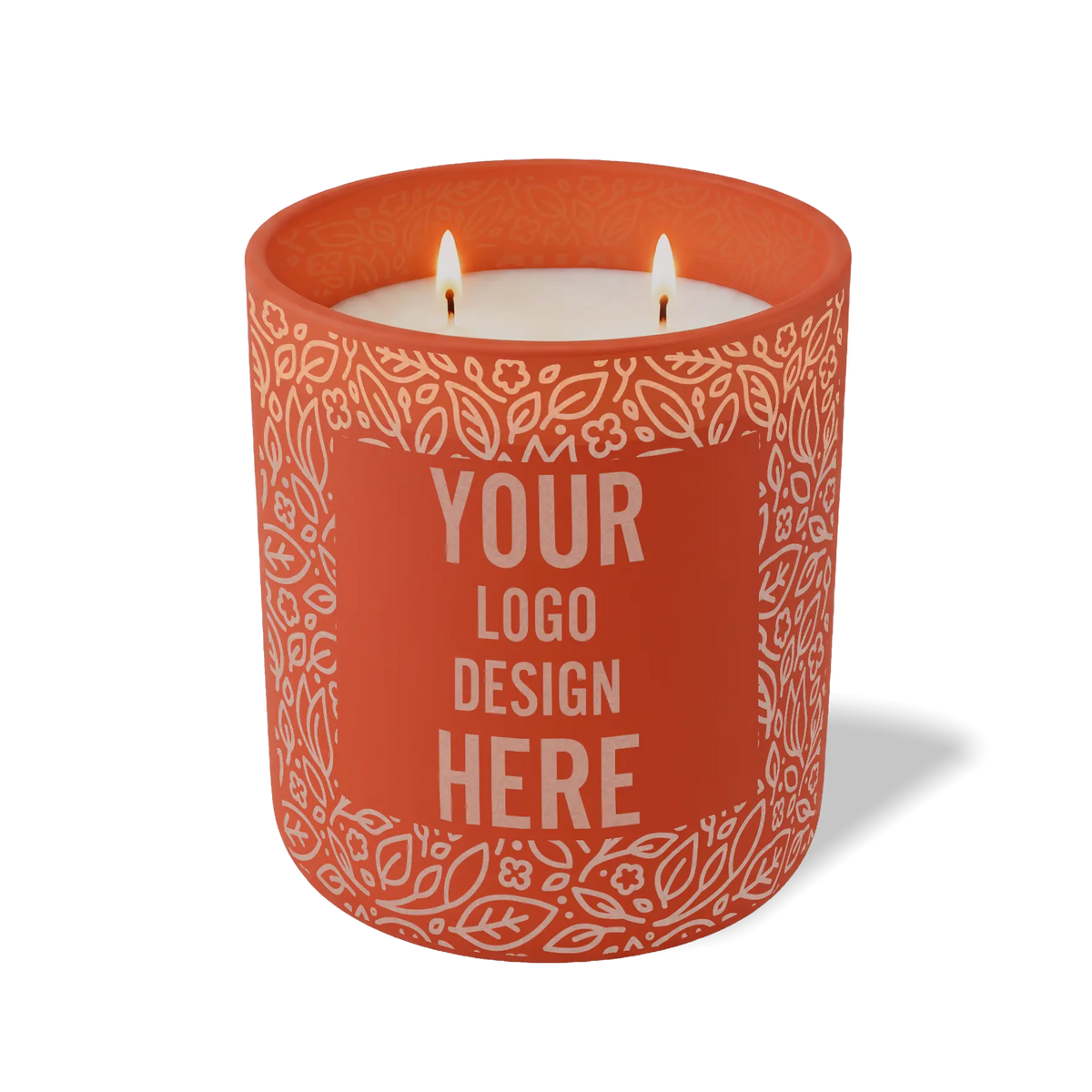 Customized canyon, floral pattern Wild Journey 12 oz Studio luxury candle with laser etched logo or design