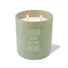 Customized meadow, spaced flower pattern Wild Journey 12 oz Studio luxury candle with laser etched logo or design
