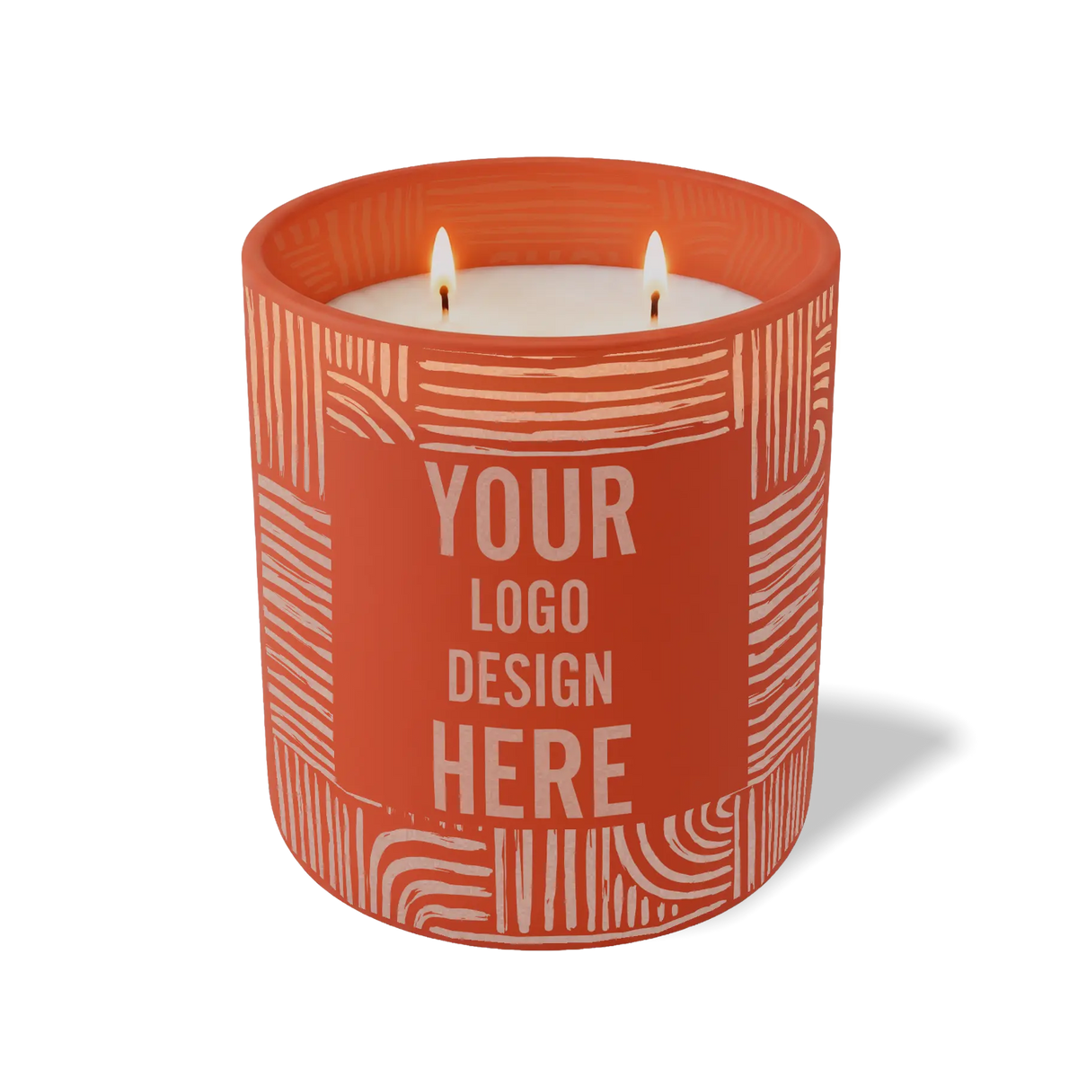 Customized canyon, poolside pattern Wild Journey 12 oz Studio luxury candle with laser etched logo or design