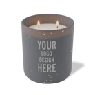 Customized graphite, galaxy pattern Wild Journey 12 oz Studio luxury candle with laser etched logo or design