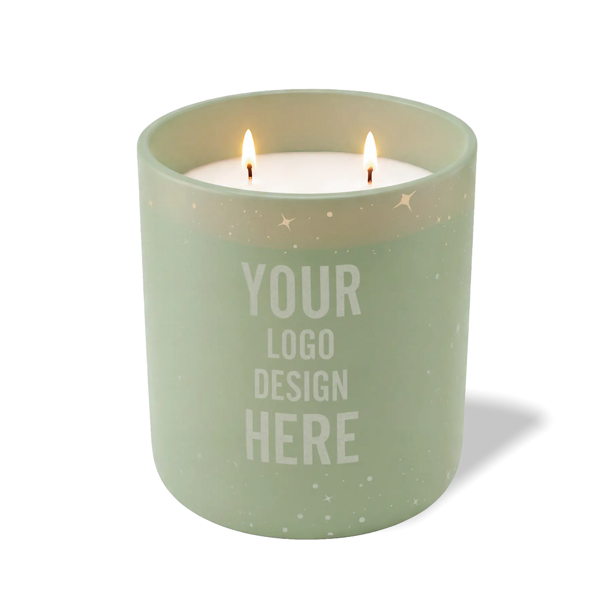 Customized meadow, galaxy pattern Wild Journey 12 oz Studio luxury candle with laser etched logo or design