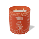 Customized canyon, paisley pattern Wild Journey 12 oz Studio luxury candle with laser etched logo or design