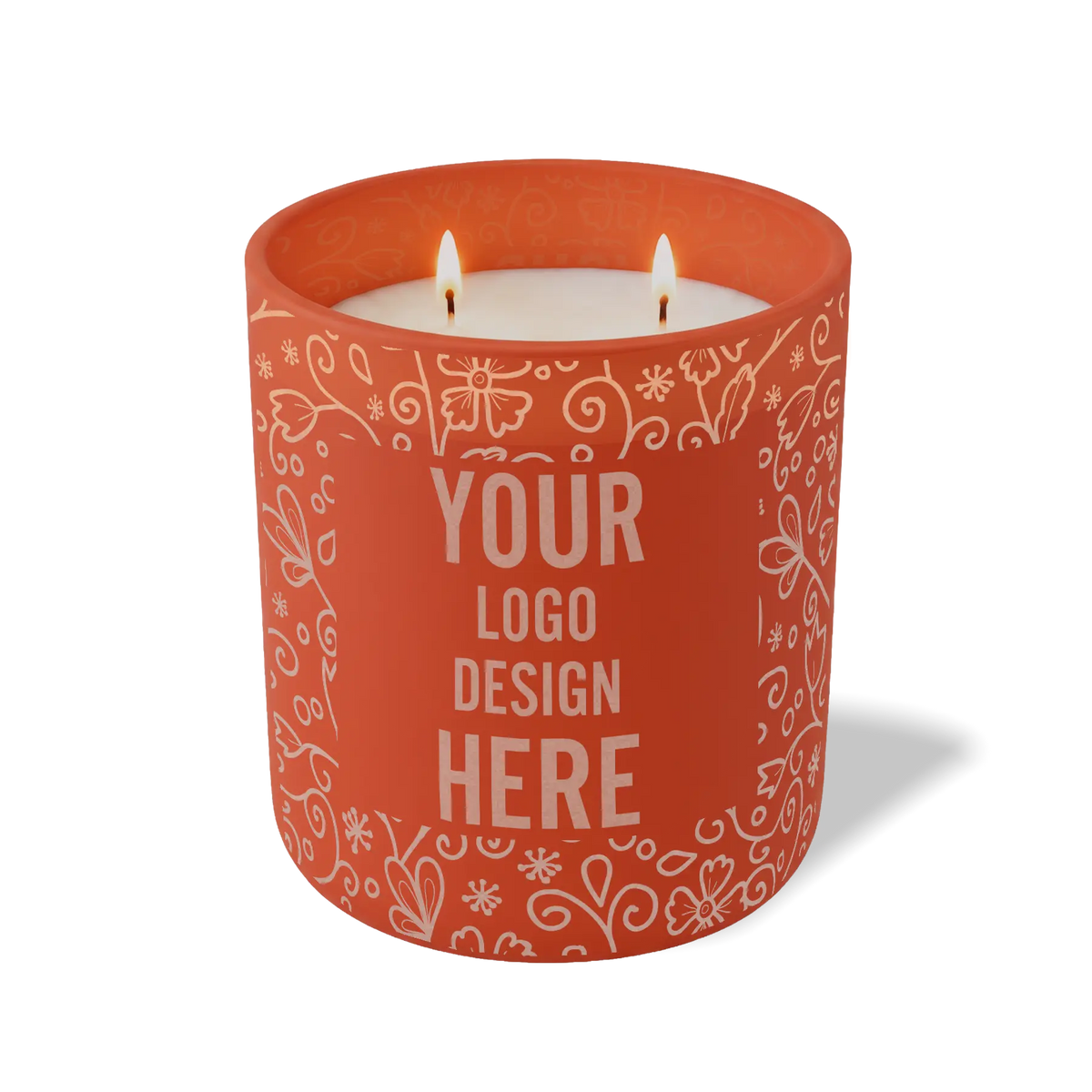 Customized canyon, paisley pattern Wild Journey 12 oz Studio luxury candle with laser etched logo or design