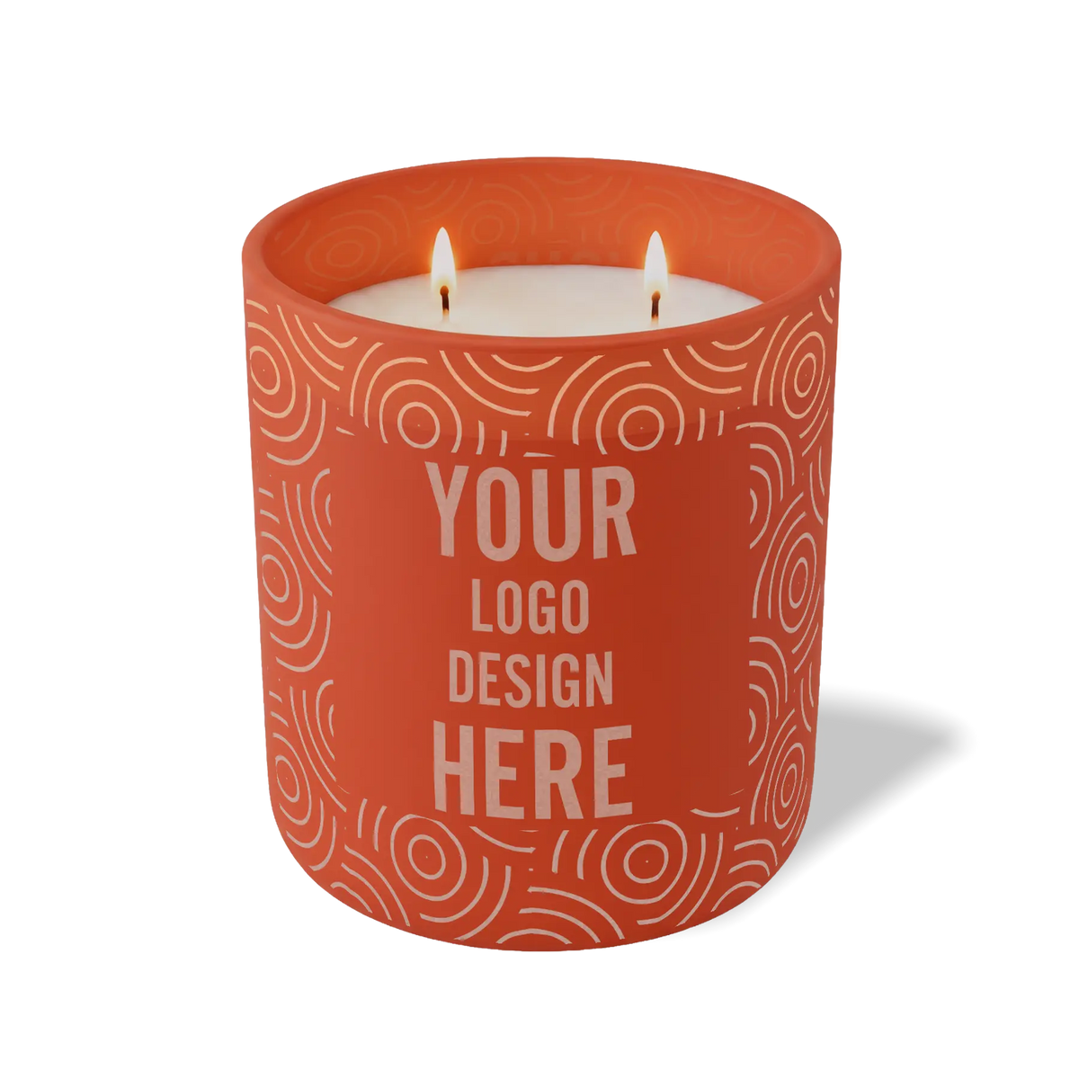 Customized canyon, vinyl pattern Wild Journey 12 oz Studio luxury candle with laser etched logo or design