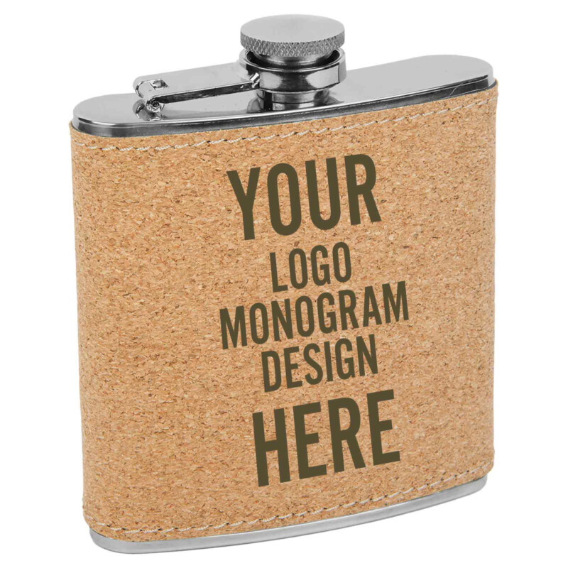 Custom Flasks - Use Your Logo, Monogram, or Design - Iconic Imprint