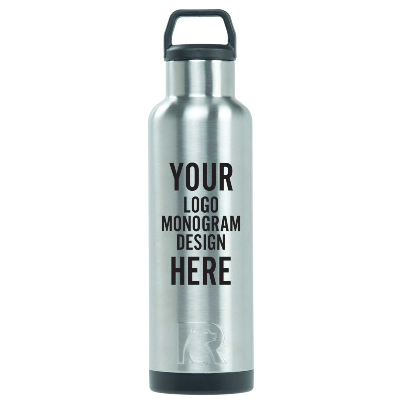 Personalized RTIC 20 oz Water Bottle - Stainless
