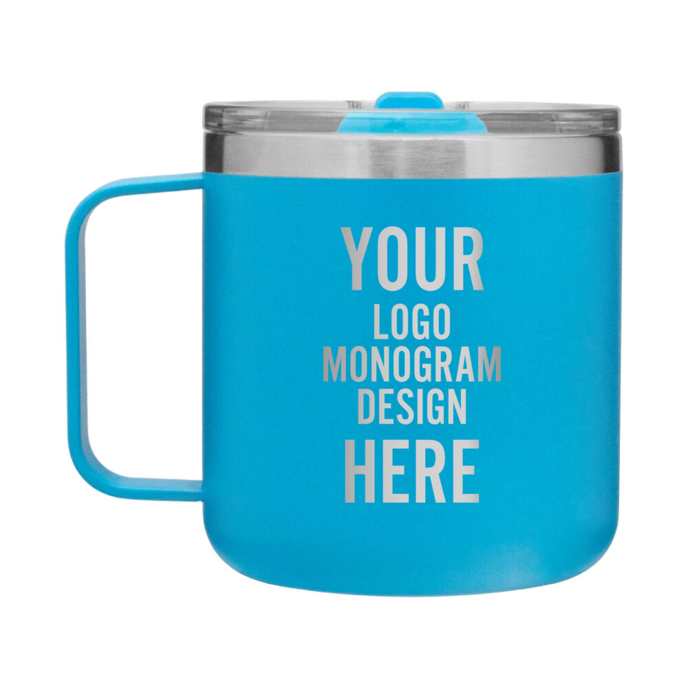 RTIC 16 oz Travel Coffee Cup - Powder Coated - Customized Your Way with a  Logo, Monogram, or Design - Iconic Imprint