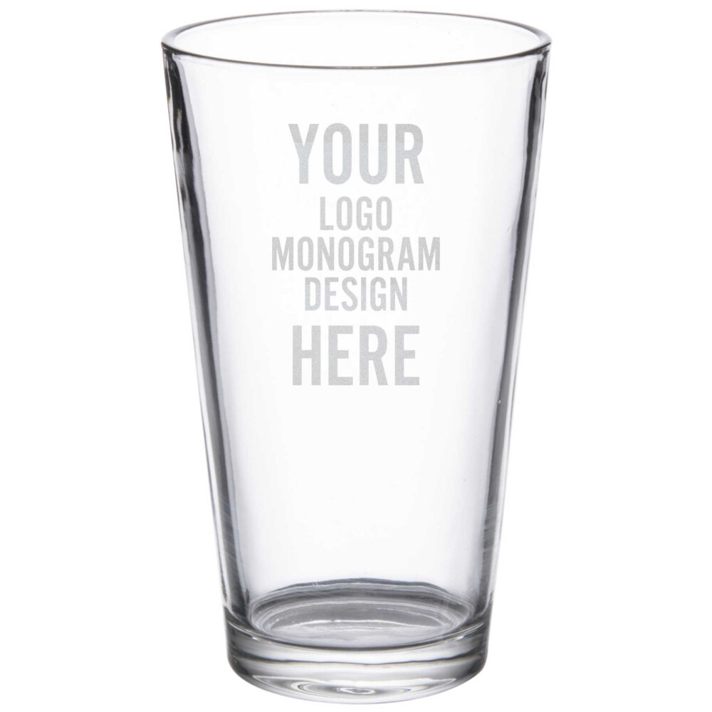 Custom Engraved Pint Glass, Laser-Etched Pint Glass