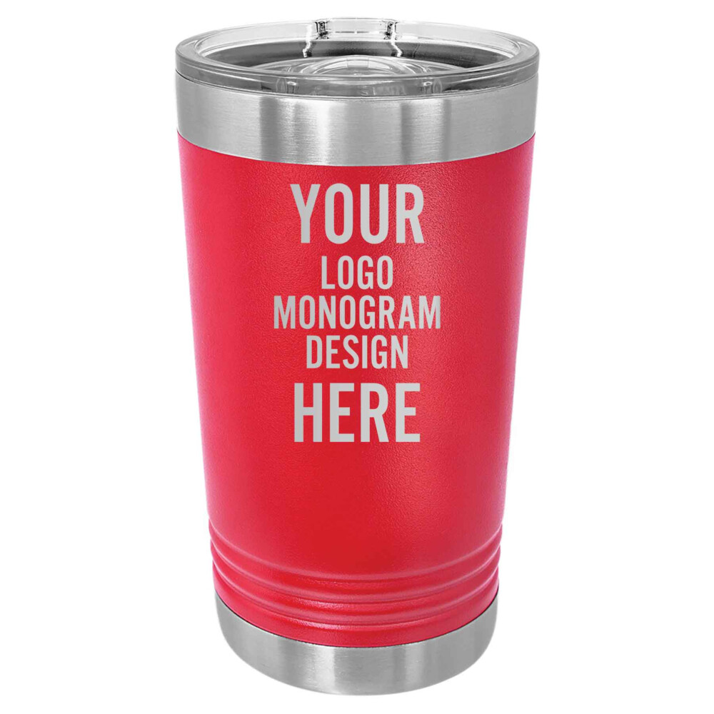 Personalized Personalized RTIC 16 oz Water Bottle - Powder Coated -  Customize with Your Logo, Monogram, or Design - Custom Tumbler Shop
