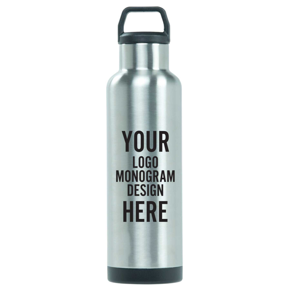 Personalized Personalized Hydro Flask 24 oz Standard Mouth Bottle -  Customize with Your Logo, Monogram, or Design - Custom Tumbler Shop