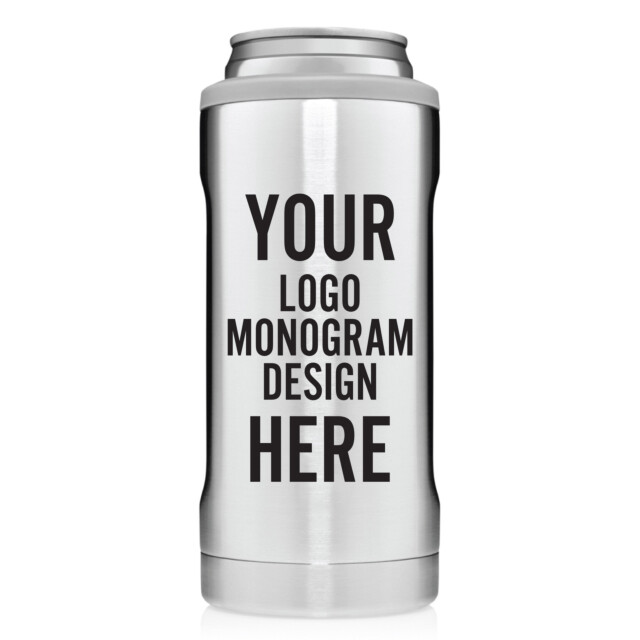 Personalized Personalized YETI Rambler 12 oz Colster Slim - Stainless -  Customize with Your Logo, Monogram, or Design - Custom Tumbler Shop