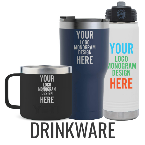 Personalized Drinkware - Tumblers, Water Bottles, Can Holders