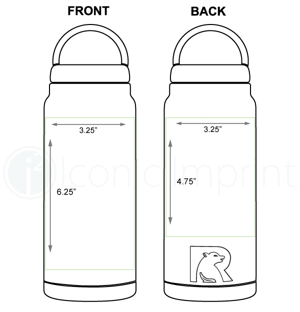 26 oz. Custom RTIC Water Bottle ⋆ Bottles & Batons